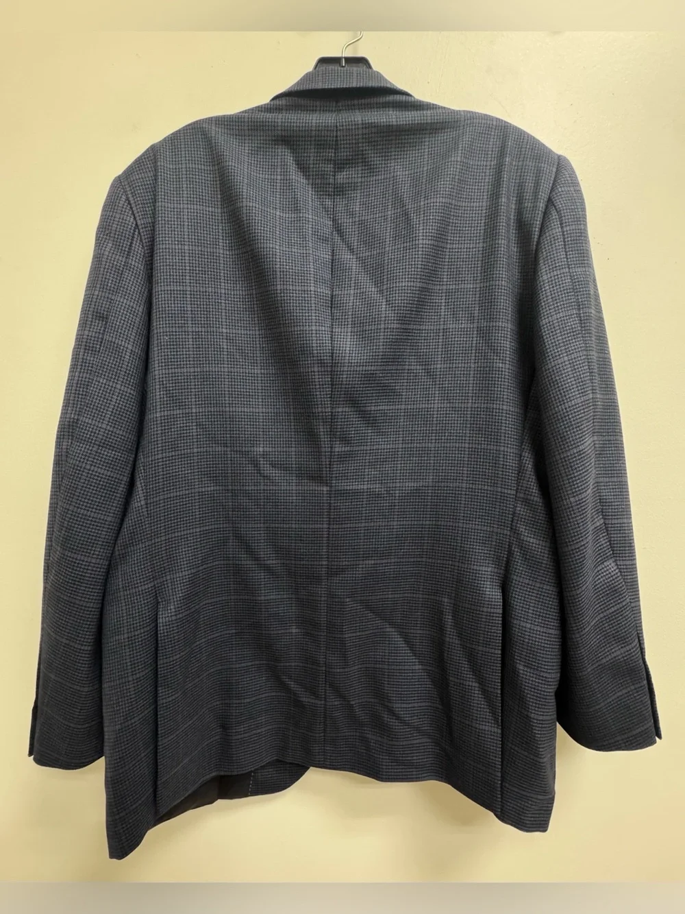 Peter Millar Houndstooth Navy Suit Jacket 40R